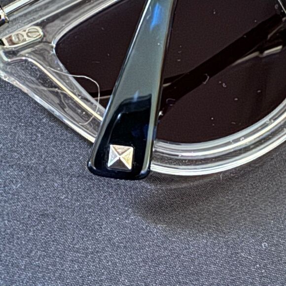 Valentino Sunglasses crystal and silver sunglasses w Blue lenses - Picture 10 of 12